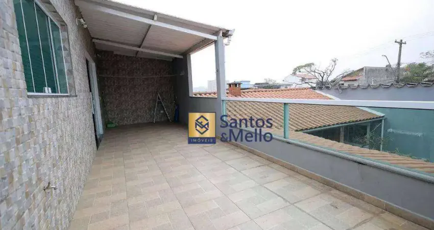 Casa com 2 dormitórios para alugar, 75 m² por R$ 1.800,00/mês - Jardim Ana Maria - Santo André/SP