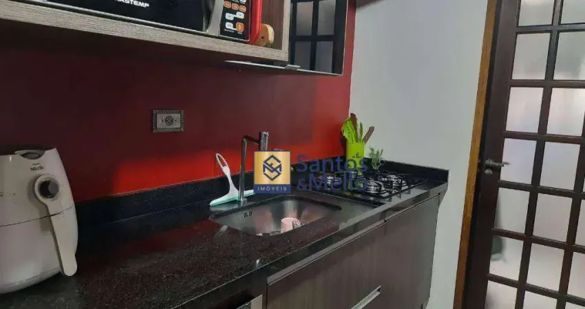 Apartamento com 3 dormitórios, 67 m² - venda por r$ 400.000,00 ou aluguel por r$ 3.000,00/mês - jardim santo andré - santo andré/sp