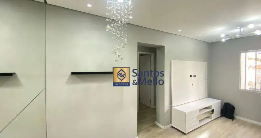Apartamento com 2 dormitórios para alugar, 59 m² por r$ 2.300/mês - vila alzira - santo andré/sp