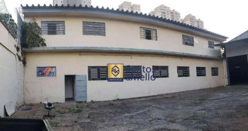 Galpão para alugar, 950 m² por r$ 16.900,00/mês - campestre - santo andré/sp