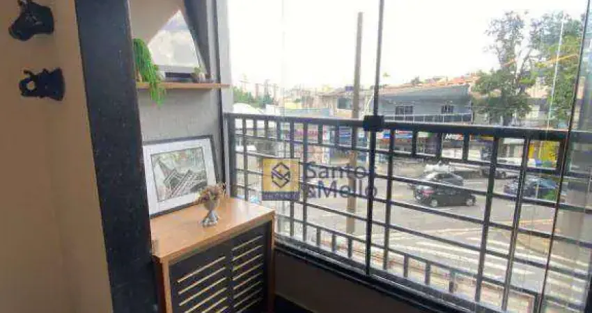 Sala para alugar, 32 m² por r$ 1.520,00/mês - vila curuçá - santo andré/sp