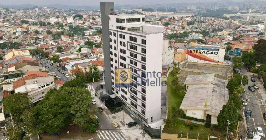 Sala para alugar, 32 m² por r$ 1.520,00/mês - vila curuçá - santo andré/sp