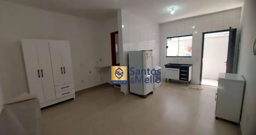 Kitnet com 1 dormitório para alugar, 22 m² por r$ 1.300/mês - vila curuçá - santo andré/sp