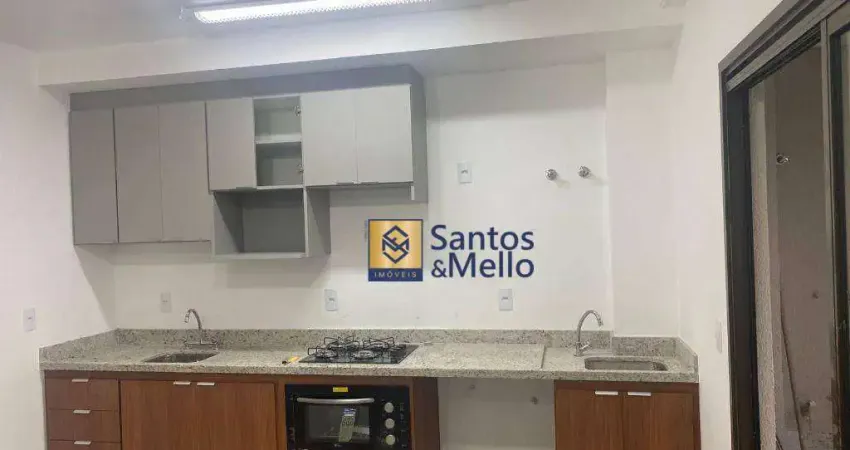 Apartamento com 1 dormitório para alugar, 51 m² por r$ 2.780,00/mês - parque das nações - santo andré/sp