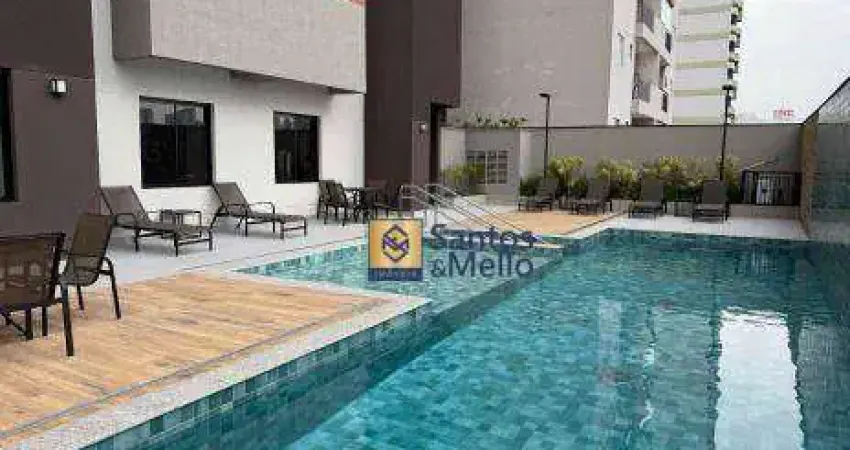 Apartamento com 2 dormitórios para alugar, 64 m² por r$ 4.734,00/mês - parque das nações - santo andré/sp