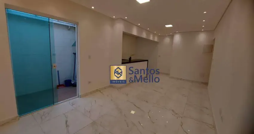 Apartamento com 3 dormitórios para alugar, 86 m² por r$ 2.935/mês - campestre - santo andré/sp