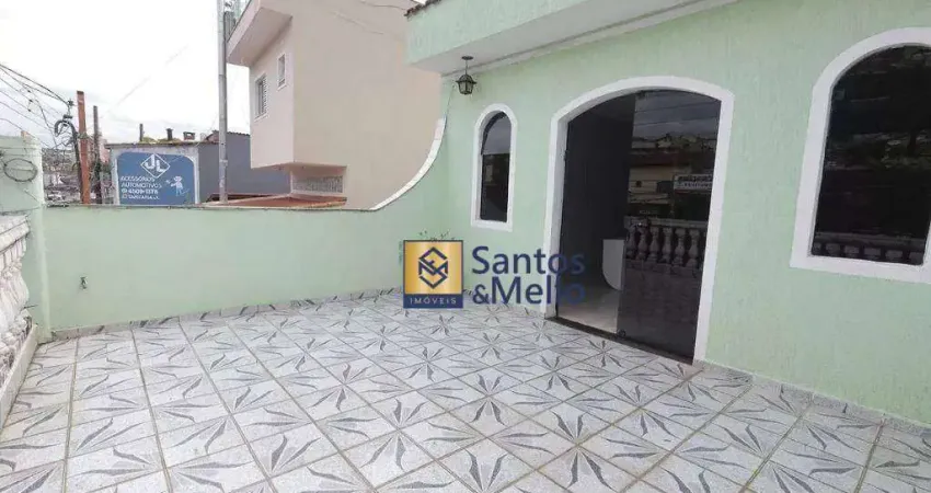 Sobrado com 3 dormitórios, 225 m² - venda por r$ 850.000,00 ou aluguel por r$ 3.953,41/mês - parque novo oratório - santo andré/sp