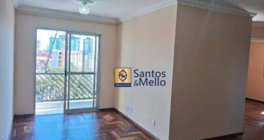 Apartamento com 3 dormitórios para alugar, 68 m² por r$ 2.668/mês - vila bela vista - santo andré/sp