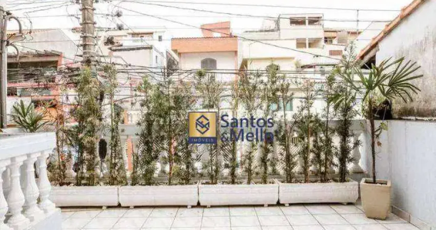 Sobrado com 3 dormitórios, 280 m² - venda por r$ 650.000,00 ou aluguel por r$ 2.717,00/mês - jardim marek - santo andré/sp