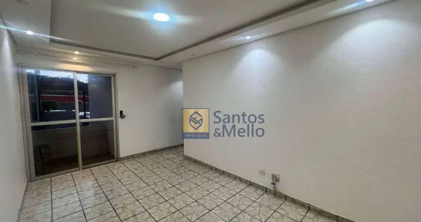 Apartamento com 2 dormitórios para alugar, 50 m² por r$ 1.775/mês - parque marajoara - santo andré/sp