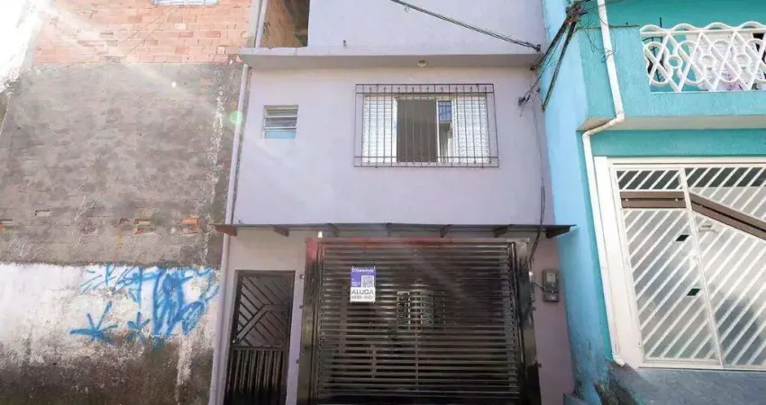 Casa com 2 dormitórios para alugar, 155 m² por R$ 1.800,00/mês - Jardim Alzira Franco - Santo André/SP