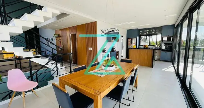 Casa novíssima e moderna com 3 suites, 328m2 no Condomínio Terras do Alvorada para venda, em Itupev