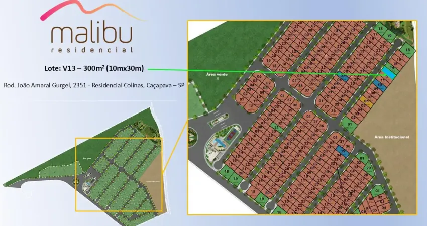 Terreno em condomínio fechado à venda no Parque Residencial Santo André, Caçapava