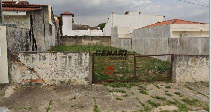 Terreno à venda, 347 m² por R$ 800.000 - Bairro  Chácara Areal - Indaiatuba/SP