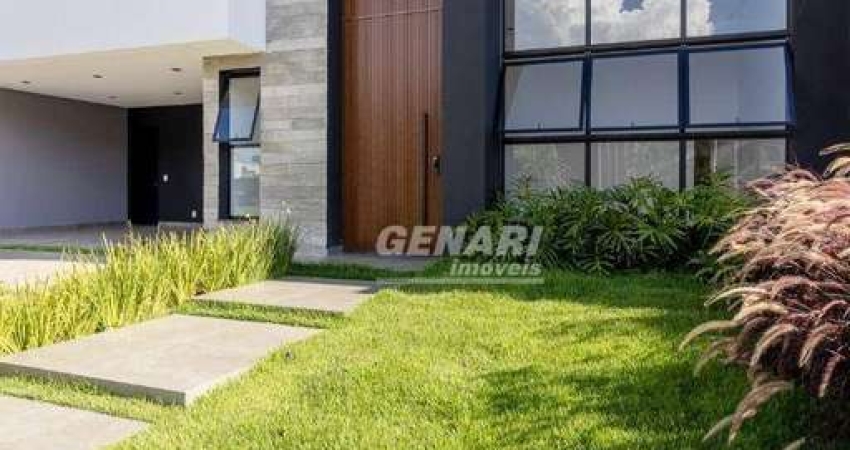 Casa com 3 quartos suítes, sendo 1 suíte master à venda, 216 m² por R$ 2.230.000 - Condomínio Maria José - Indaiatuba/SP