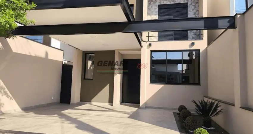 Sobrado à venda com 3 quartos no jardim park real, indaiatuba - sp