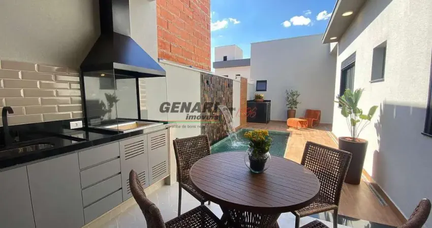 Casa à venda com 3 quartos no condomínio jardim park vista real, indaiatuba- sp