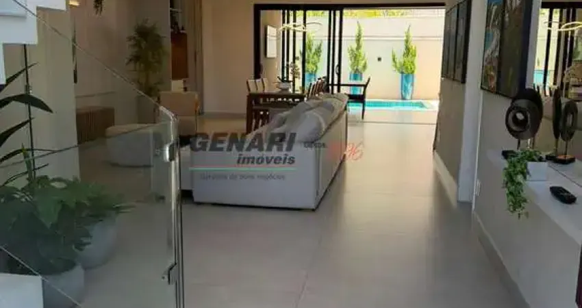 Sobrado à venda com 3 suítes, em condomínio fechado- sistema PORTEIRA FECHADA - Indaiatuba/SP