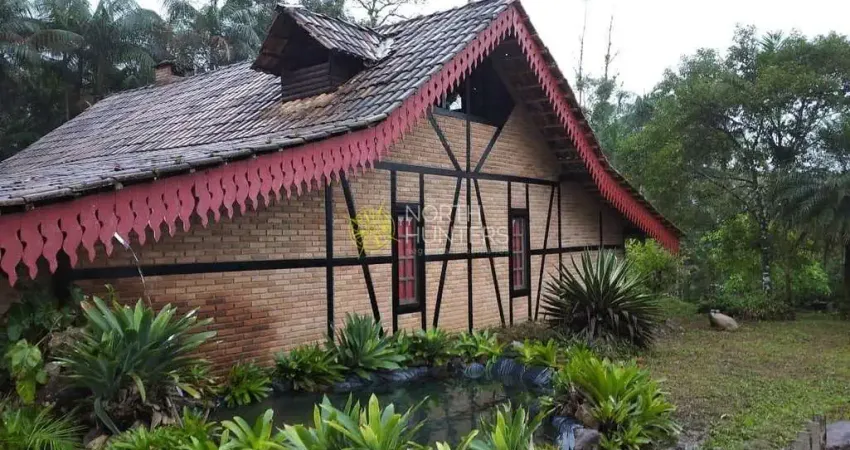 Chácara comercial e residencial com 3 dormitórios à venda, 12496 m² - pirabeiraba - joinville/sc