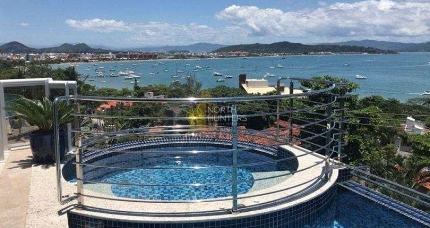 Lindo apartamento com vista mar, para venda e locação, Canajure, Florianópolis, SC
