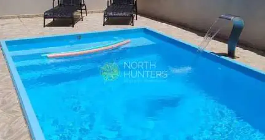 Casa à venda com piscina área de festa com fogão a lenha.  estuda permuta por chácara. ulysses guim