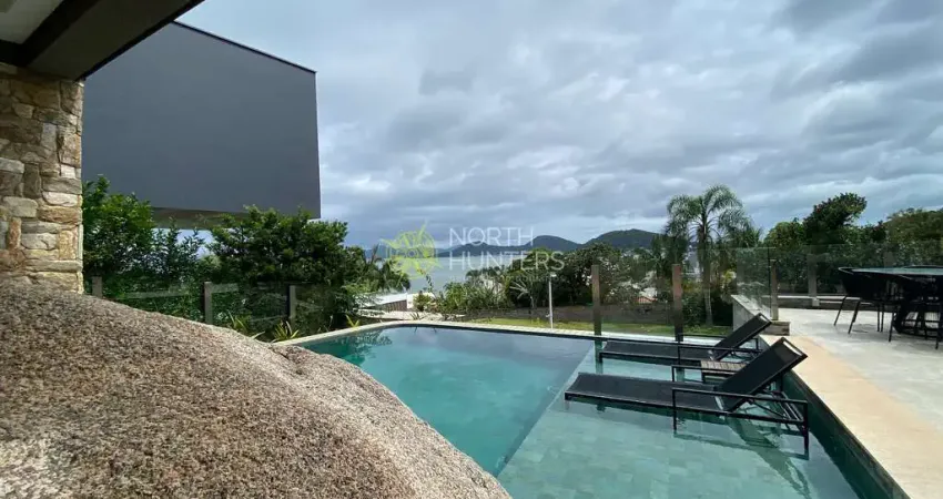 Casa de alto padrão vista mar , para venda e locação, cacupé, florianópolis, sc