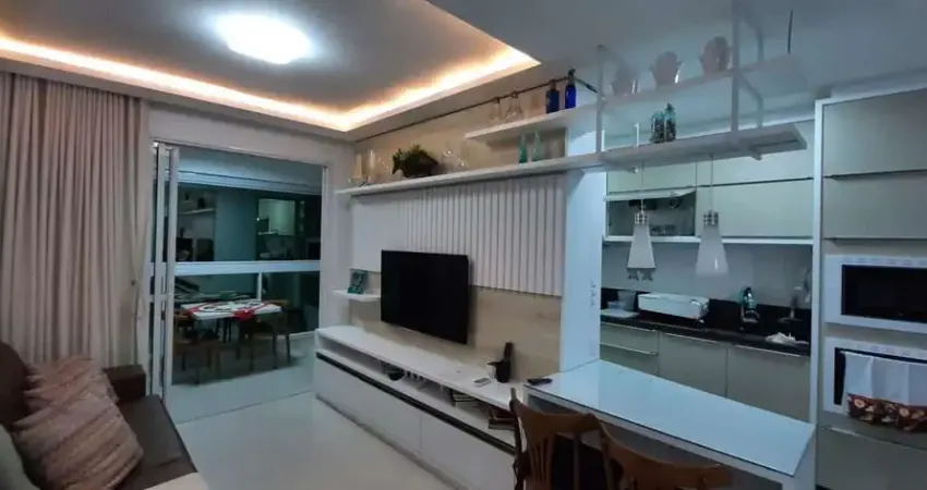 Apartamento 02 quartos mobiliado à venda no Residencial Atlântico na Praia de Palmas em Governador Celso Ramos - Santa Catarina