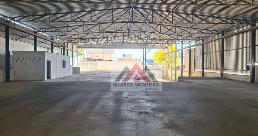 Galpão para alugar, 1.450 m² por r$ 12.000/mês - jardim paulista - taubaté/sp