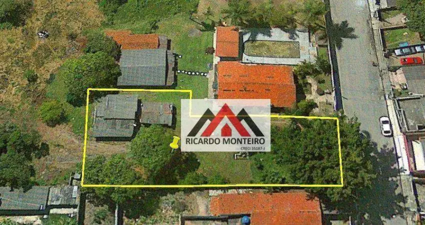 Terreno à venda, 853 m² por r$ 380.000,00 - centro - itaquaquecetuba/sp