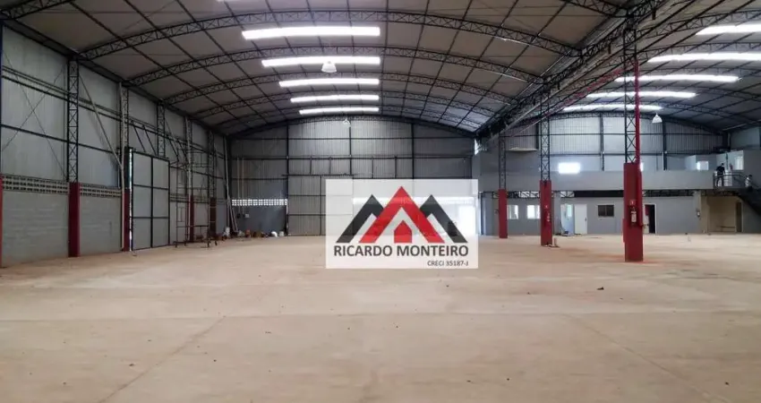 Galpão industrial , 2200 m² - venda por r$ 5.600.000 ou aluguel por r$ 26.200/mês - moreira césar - pindamonhangaba/sp
