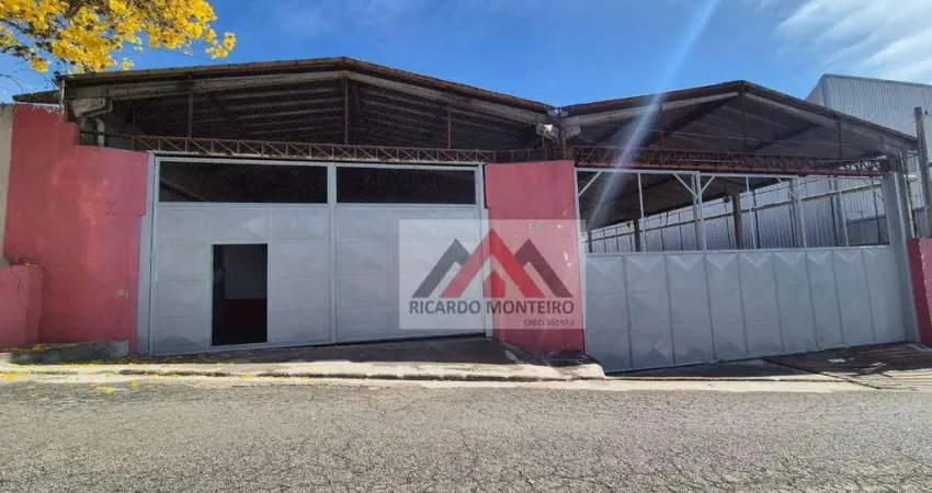 Galpão comercial, 1050 m² - venda por r$ 1.300.000 ou aluguel por r$ 5.000/mês - jardim paulista - taubaté/sp