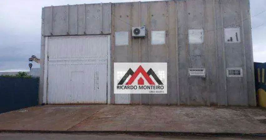 Galpão para alugar, 550 m² por r$ 7.500/mês - cidade nova - pindamonhangaba/sp