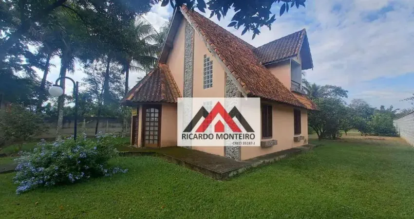 Chácara com 1 dormitório à venda, 2036 m² por r$ 740.000,00 - parque lago azul - pindamonhangaba/sp