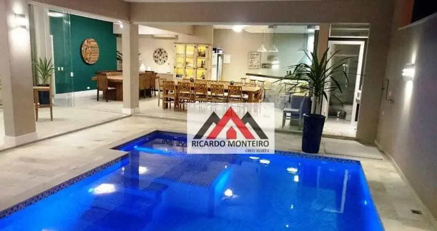 Casa com 3 dormitórios à venda, 413 m² por r$ 1.970.000,00 - condomínio residencial real ville - pindamonhangaba/sp