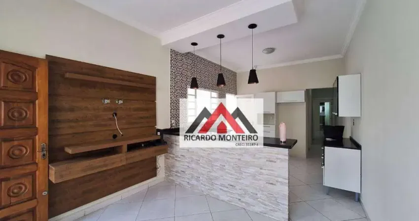 Casa com 2 dormitórios, 76 m² - venda por r$ 300.000,00 ou aluguel por r$ 1.855,00/mês - loteamento vila olímpia - taubaté/sp