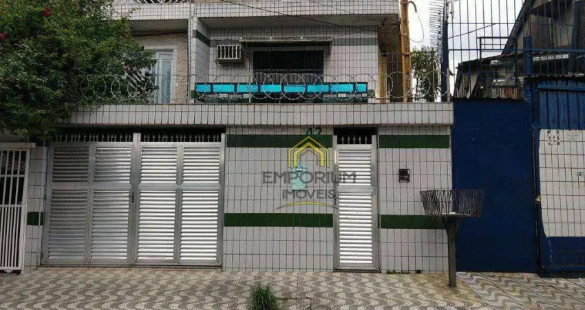 Sobrado com 5 dormitórios à venda, 133 m² por r$ 583.000 - esplanada dos barreiros - são vicente/sp