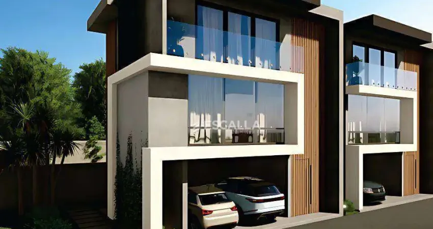 Casa à venda no Residencial Oliveira – Bom Retiro, Joinville | Arquitetura moderna, 3 suítes e entrega em agosto de 2025