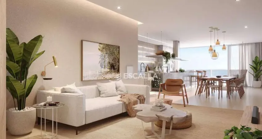 Apartamento à venda no Home Club Rhodes – Balneário Piçarras | Vista para o mar e para o pôr do sol na natureza