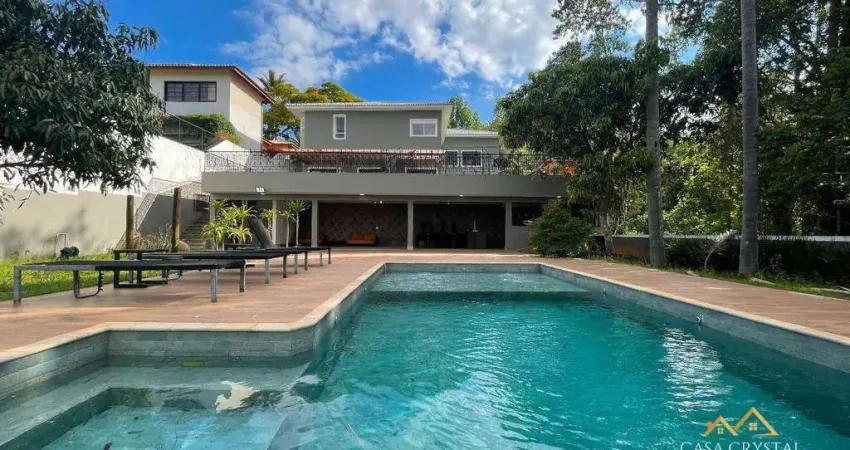 Casa, 702 m² - venda por r$ 2.800.000,00 ou aluguel por r$ 25.000,00/mês - granja viana ii - cotia/sp