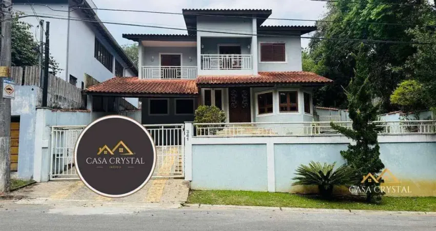 Casa para alugar, 380 m² por r$ 13.000,00/mês - chácara moinho velho - carapicuíba/sp