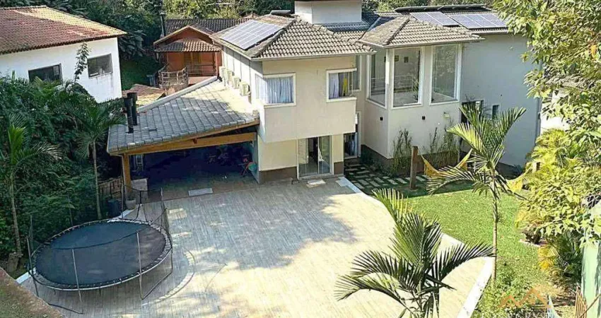 Casa com 4 dormitórios à venda, 483 m² por r$ 2.200.000,00 - chácara santa lúcia - carapicuíba/sp