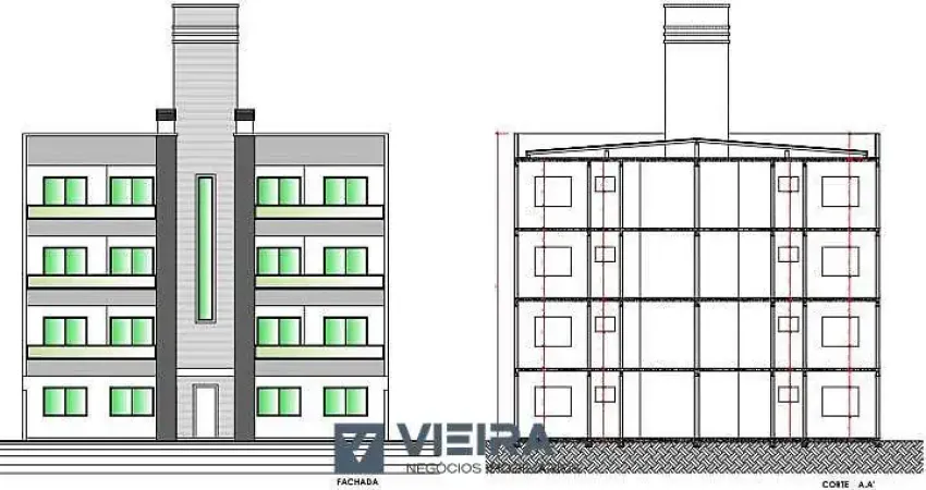 Apartamento com 2 quartos à venda na Rua José Francisco Bernardes, Areias, Camboriú
