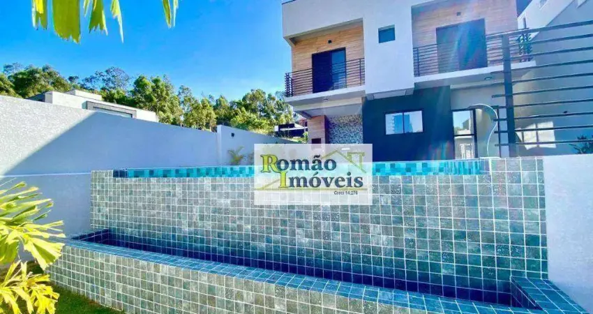 Casa com 3 dormitórios à venda, 178 m² por R$ 1.350.000 - Chácaras Maringá - Atibaia/SP