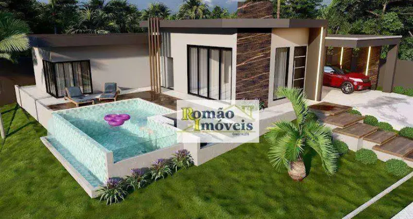 Casa Térrea com 03 Suítes à venda, 204 m² por R$ 1.900.000 - Condomínio Shambala III - Atibaia/SP