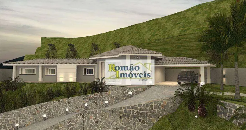 Casa com 3 suites em construção à venda, 136 m² por r$ 1.100.000 - canada village - mairiporã/sp