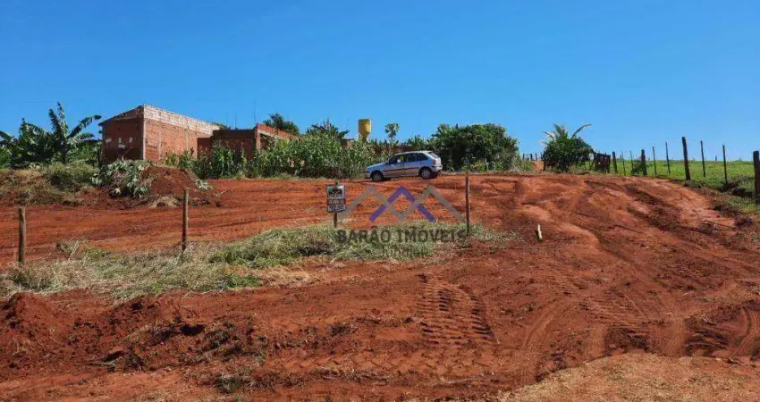 Terreno à venda, 1000 m² em Macatuba/SP - Preço de oportunidade