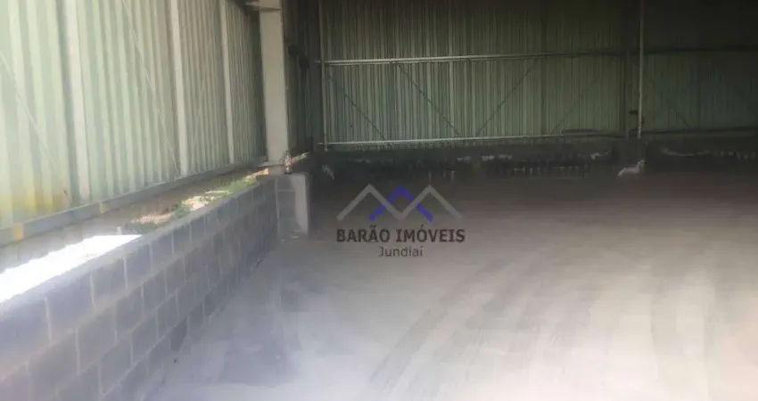 Galpão para alugar, 600 m² por R$ 18.520,00/mês - Ponte de São João - Jundiaí/SP