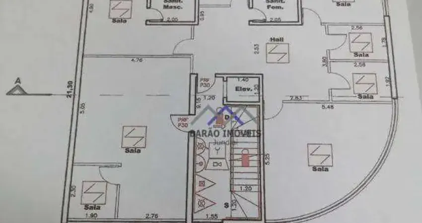 Prédio comercial, 1029m² de área construída, para locação
