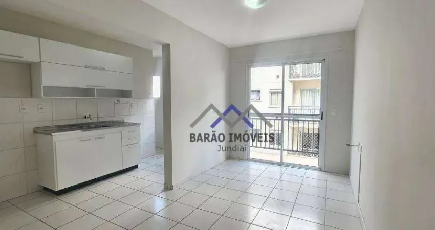 Apartamento com 2 dormitórios para alugar, 60 m² por R$ 2.486,00/mês - Condomínio Varandas do Japi - Jundiaí/SP
