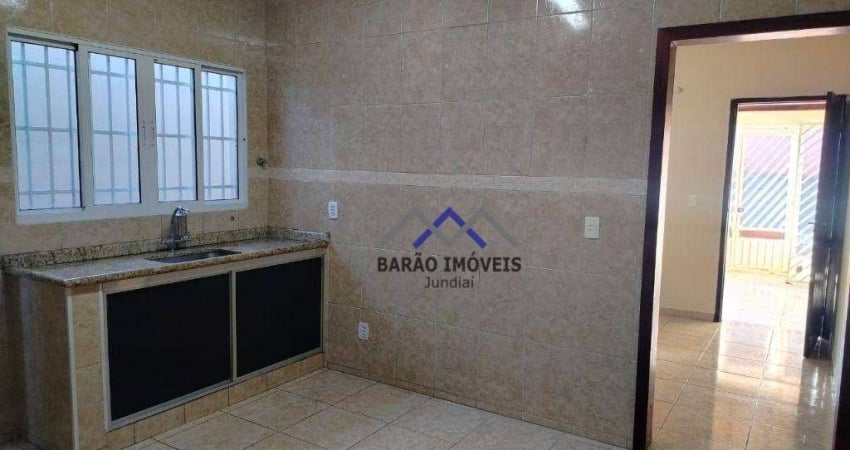 Casa com 2 dormitórios para alugar por R$ 2.286,00/mês - Jardim das Tulipas - Jundiaí/SP